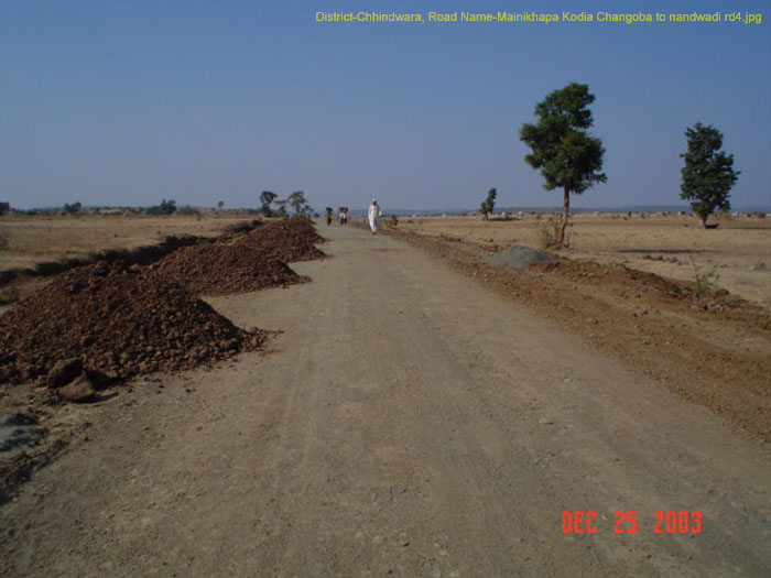 District-Chhindwara, Road Name-Mainikhapa Kodia Changoba to nandwadi rd4